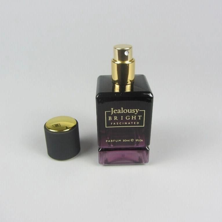 Square Flat Shape Cosmetic Glass Spray Perfume Bottle 30ml