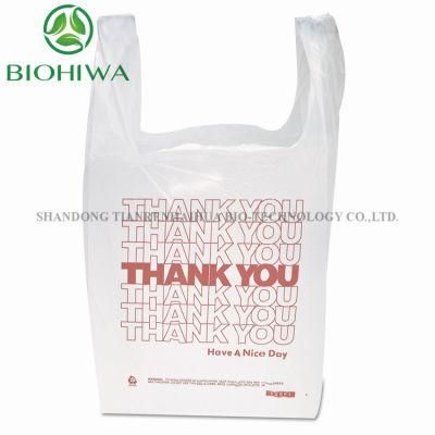 Sengtor Custom Logo Biodegradable Plastic Shopping Bag Plastic T-Shirt Bag