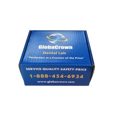 Wholesale Blue Eco-Friendly High Performance Corrugated Mailing Box with Free Printing