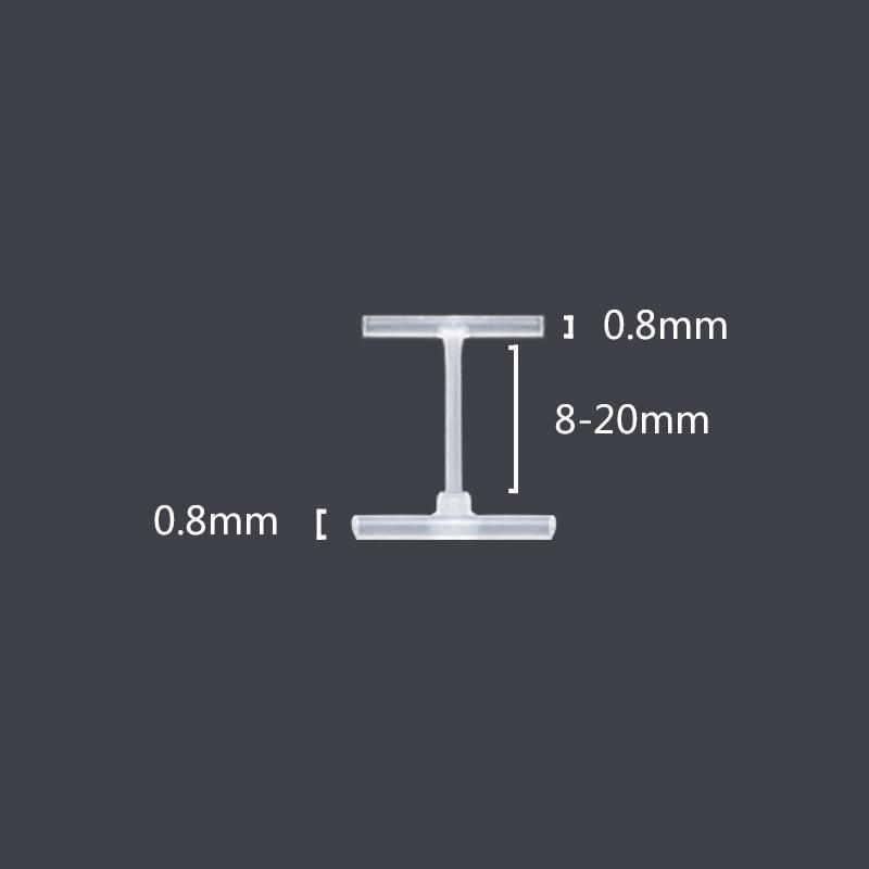 Custom Clothing Nylon T-End Tag Pin Kimbles for Garment Tags (PI091-10)