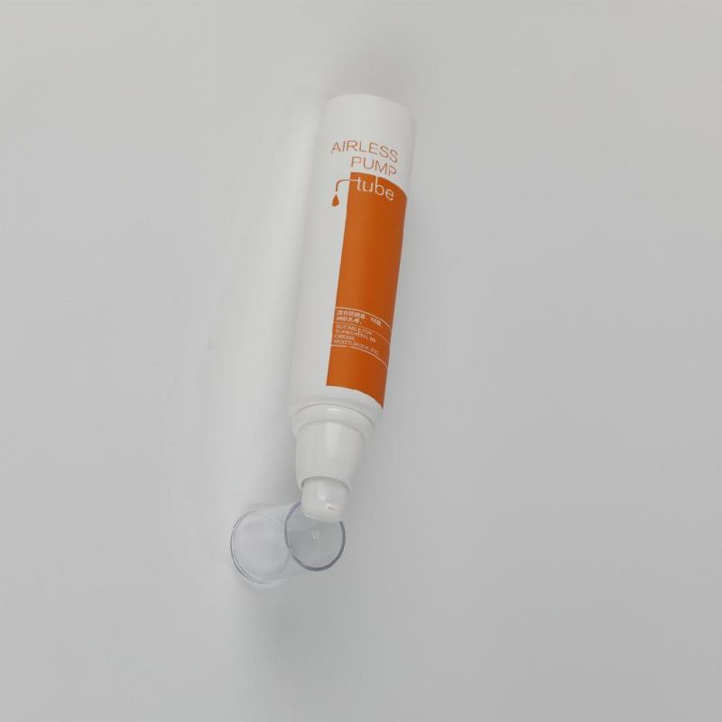 Eco Friendly Empty Airless Pump Plastic Soft Touch Squeeze Packaging Tube