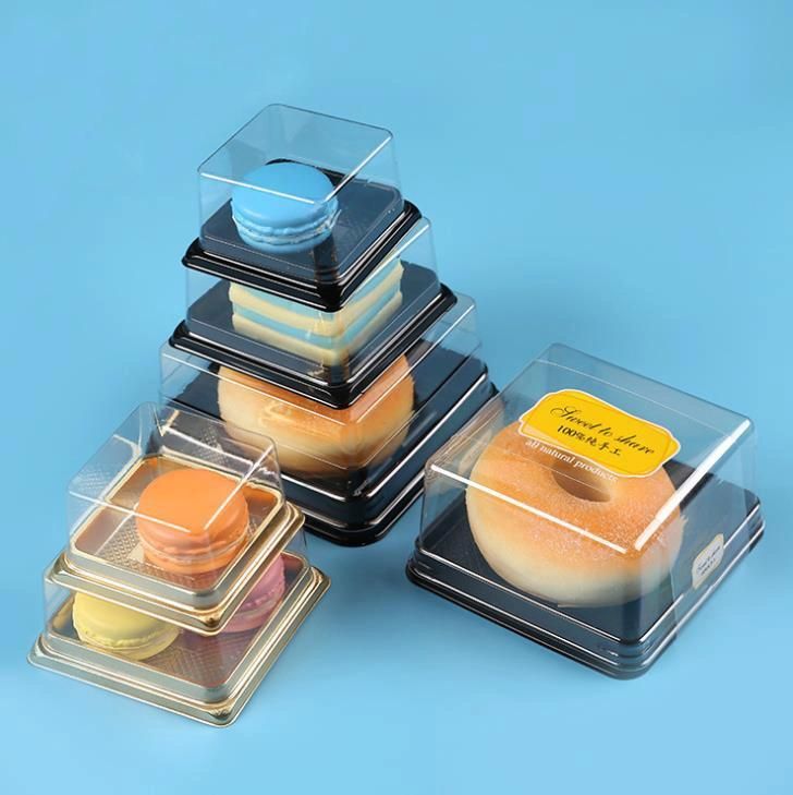 Wholesale Pet Plastic Cake Slice Box Packaging