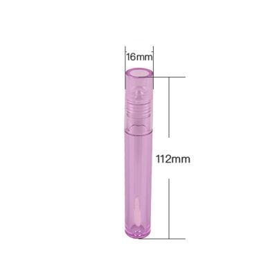 Bulk Price Factory Direct Sale 2.5ml Purple Transparent Empty Lip Gross Tube Lip Gloss Packaging Cute