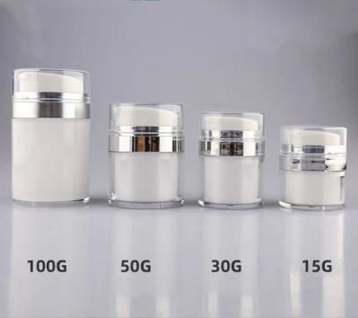 15g 30g 50g 100g Acrylic Cream Gel Dispenser Airless Cosmetic Jar