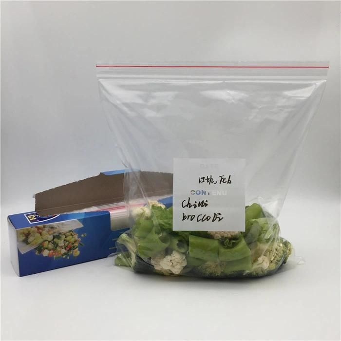 Food Packing Zip Lock Custom Reclosable Bags in Color Box