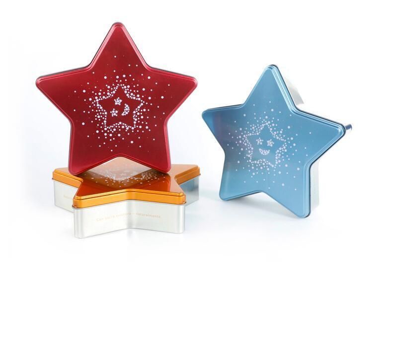 Hot Sale Star Shaped Chocolate Tin Box, Candy Tin Can