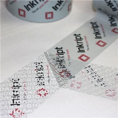 Anti Counterfeit Security Custom Packaging Tamper Evident Security Void Tape