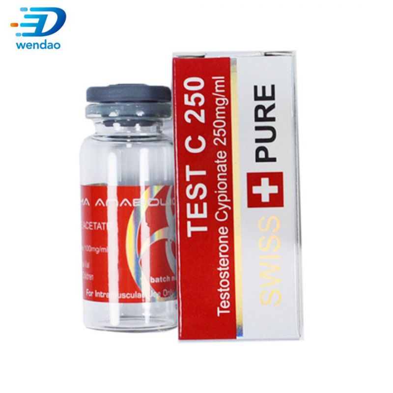 Custom Brand Name Oral Injection for 10ml Steroid Vial Label Box