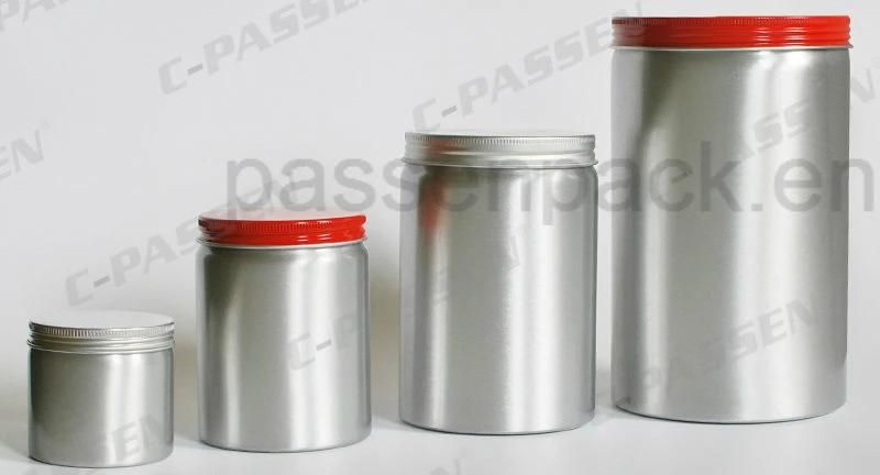 OEM Printing on Aluminium Can with Lid Aluminum Container