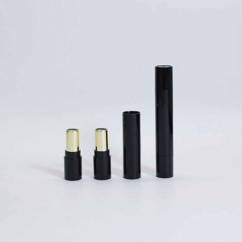 Double Ended Lipstick Container Custom Wholesale Black Lipstick Tube