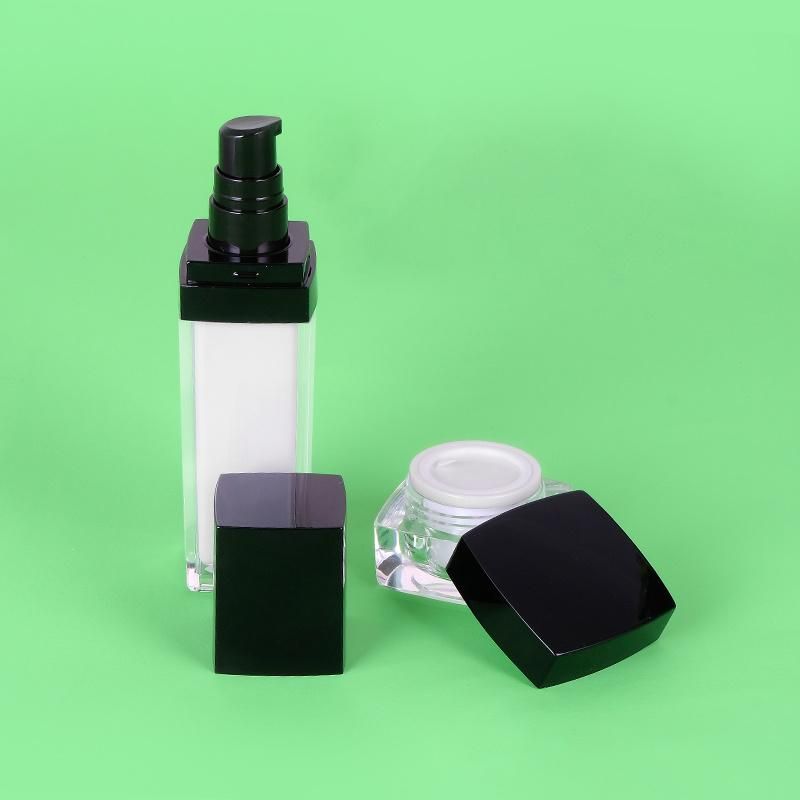 Hot Selling 15ml 30ml 40ml 50ml 80ml 100ml Skincare Cosmetic Packing Bottles Acrylic Bottle Round Lotion Bottle