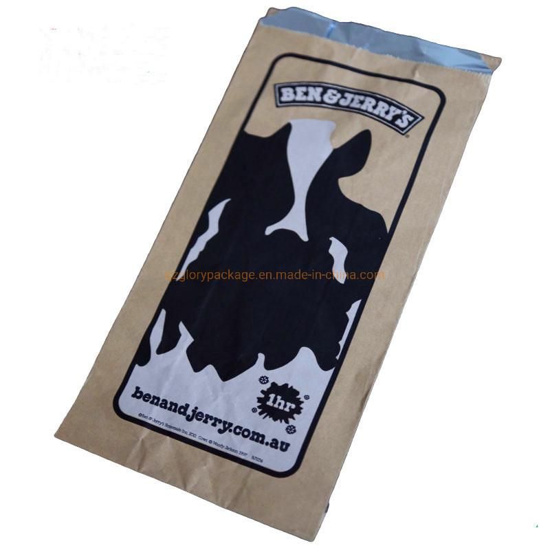 Printed Food Packaging Aluminium Foil Paper Bag Kebab Chicken Bag