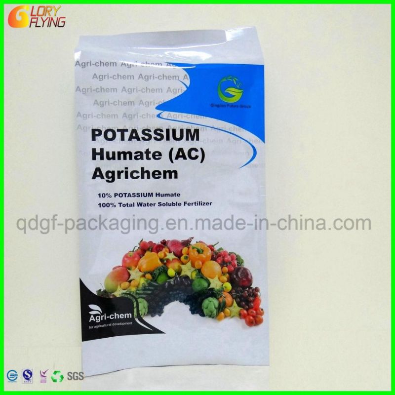 Four-Side Seal Plastic Packaging Bag for Packing Agricultural Fertilizer