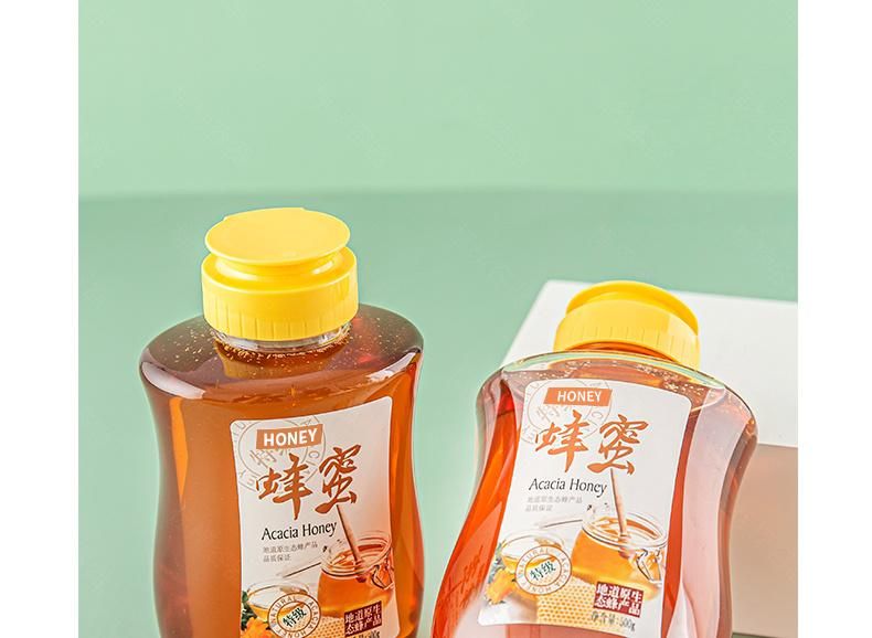 440g Plastic Honey Syrup Beverage Chicken Sauce Bottle Manufacture