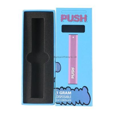 Push Sauce Baked E Cigarettes Disposable Bar Cake Runty Disposables Vape Pen 280mAh Rechargeable 1.0ml Empty Thick Oil Pods Cartridge Packaging