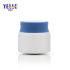 Best Selling Cosmetic Empty Cream Packaging Pet White Cream Packaging Cream Jar with Blue Lid