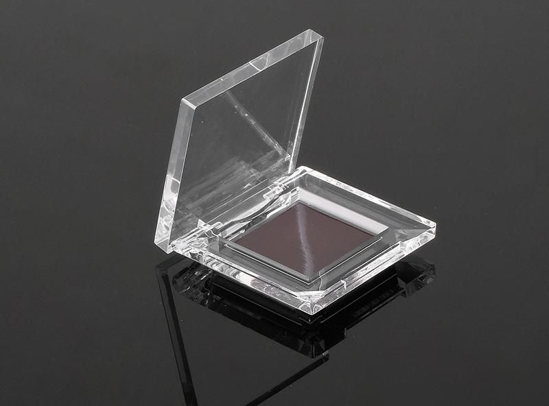 Empty Square 1.5g Single Hole Clear Single Eyeshadow Packaging