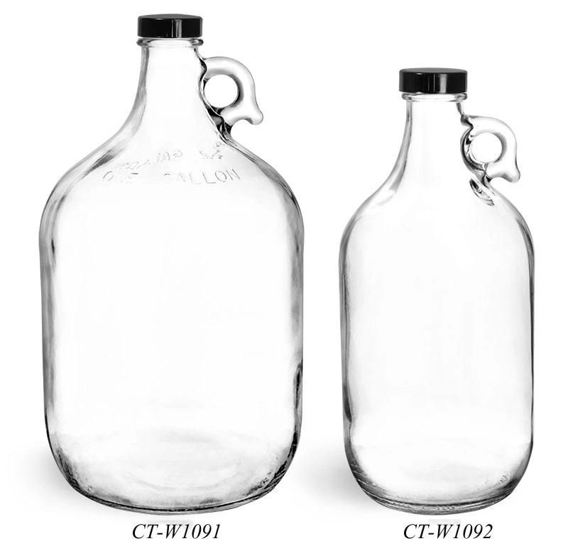 500ml-5000ml Large Glass Bottle for Wine, Juice, Water