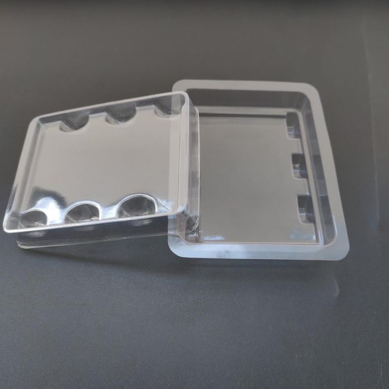 Plastic upper and down  Set Box Custom Cosmetic Packaging Tray