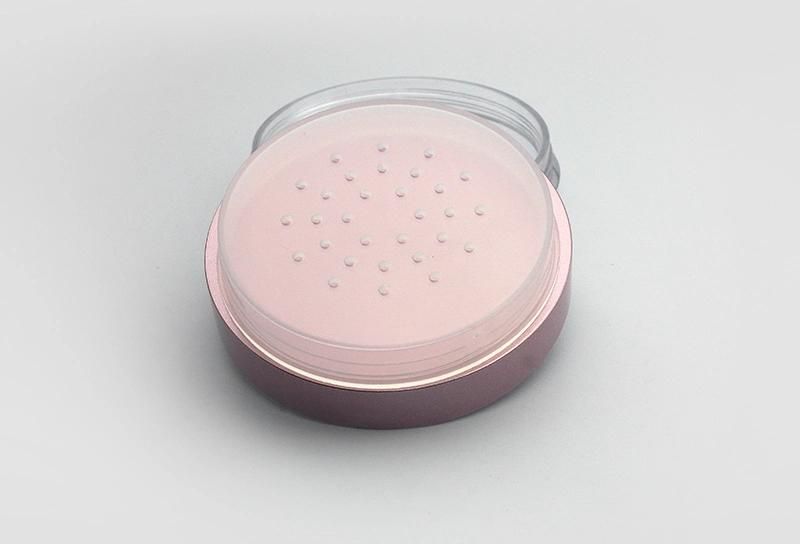 15g Factory Supply Elegant Clear Base Larger Size Black Round Loose Powder Eyeshadow Case