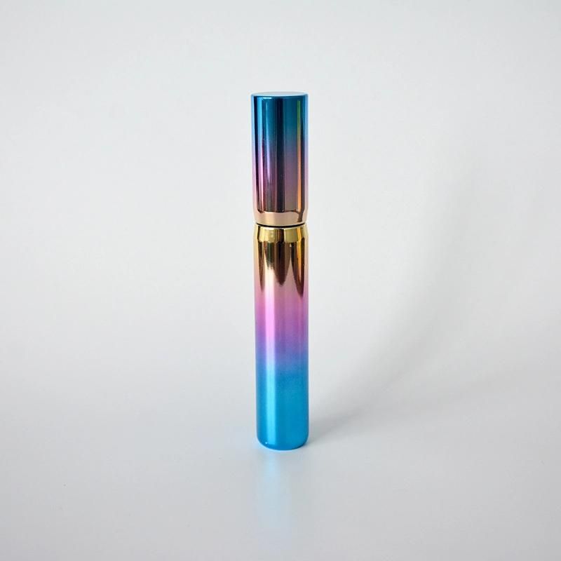 Bamboo Empty Mascara Tube for Cosmetics Skin Care Round Aluminium Mascara Tube Rose Silver Mascara Container