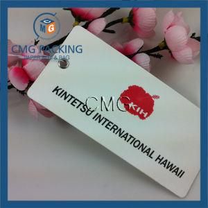 UV Printing Gleamy Effect Paper Clothing Tag (CMG-082)