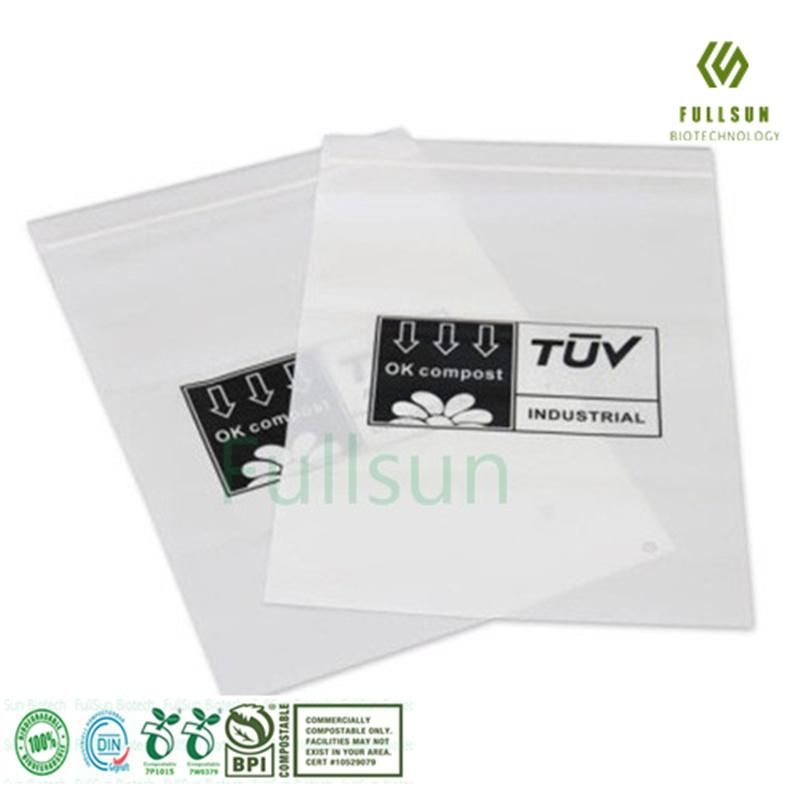 Biodegradable Frozen Zipper Bag Food Packaging Zip-Lock Sealed Bag