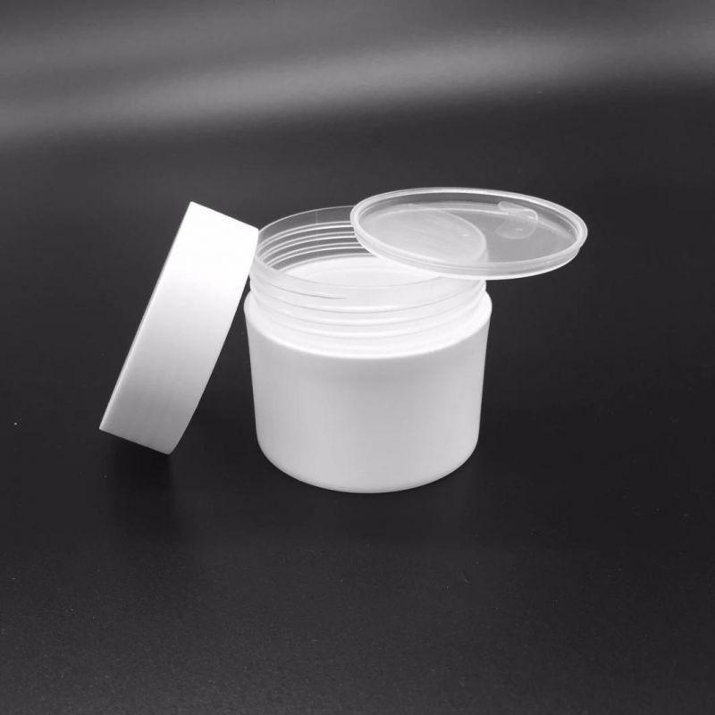 50g Whiite Double Wall Plastic PP Jar Cosmetic Packaging Jar