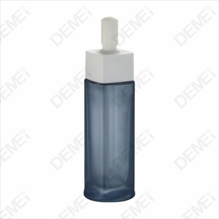 30ml Blue and Yellow Square Glass Dropper Bottles with Square Dropper Cap