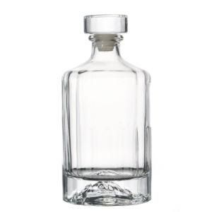 Hot Sale Glass Bottle Factory Wholesale Flint Customize High Quality Round Glass Bottle for Liquor