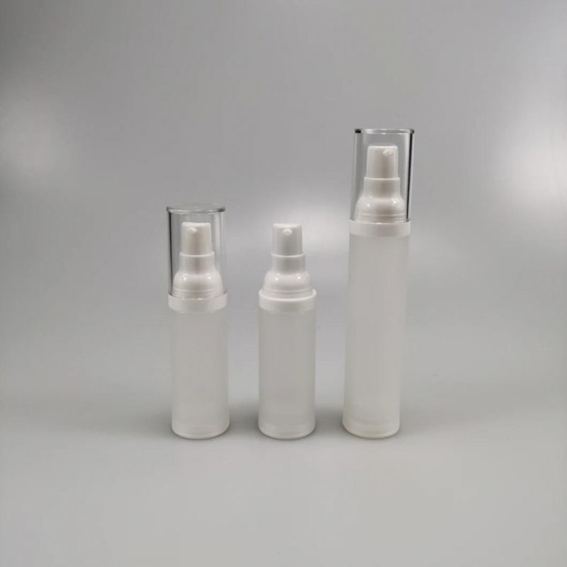 30ml 50ml Plastic Frosted Airless Lotion Bottle for Emulsion