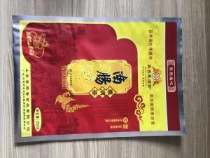 Custom Matte Printing Laminated Material Three Side Sealed Pet Plastic Bag for Frozen Food