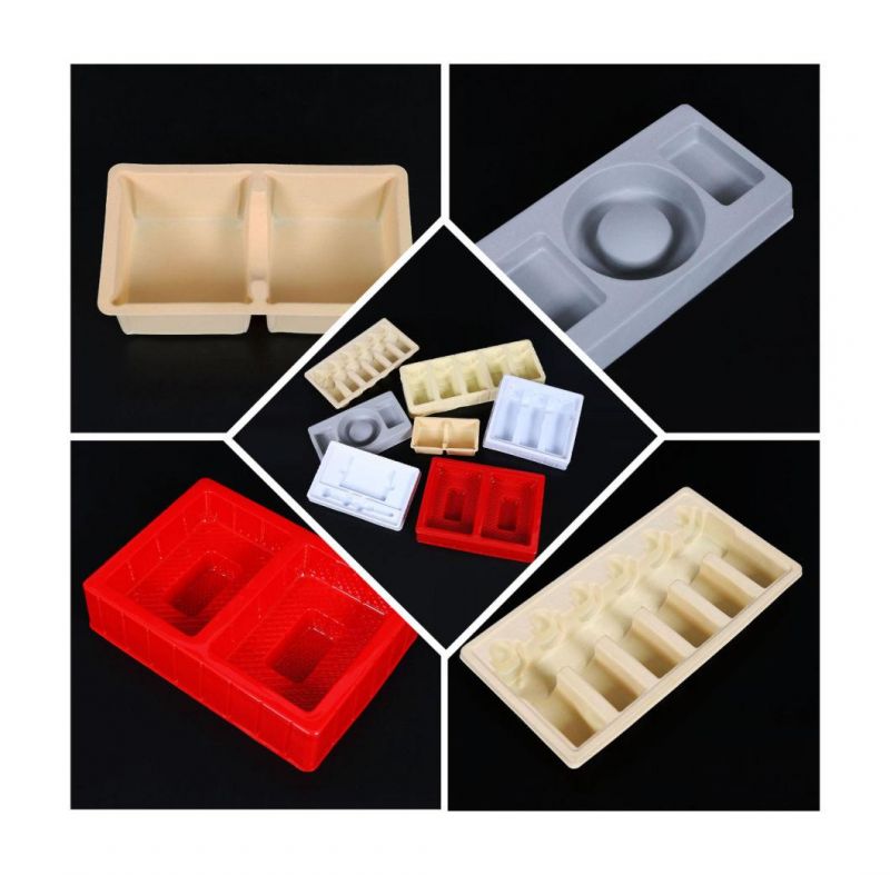 Custom Cosmetic Plastic Packing PS Flocking Tray