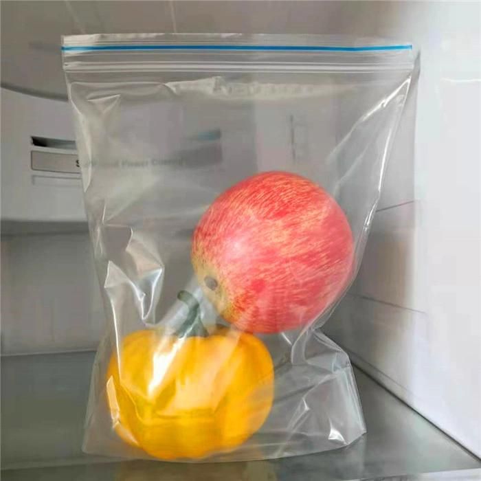 LDPE Virgin Material Food Grade Vegetable and Fruit 9" X13" Ziplock Bags