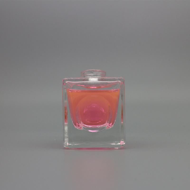 Super Clear Glass Perfume Bottle with Different Plastic Cap