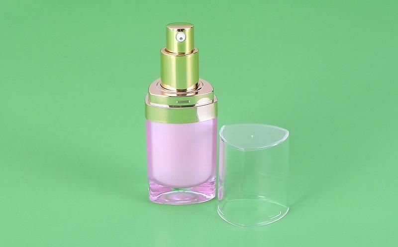 15ml 30ml 50ml Pink Elegant Empty Lotion Bottle for Skin Care Product