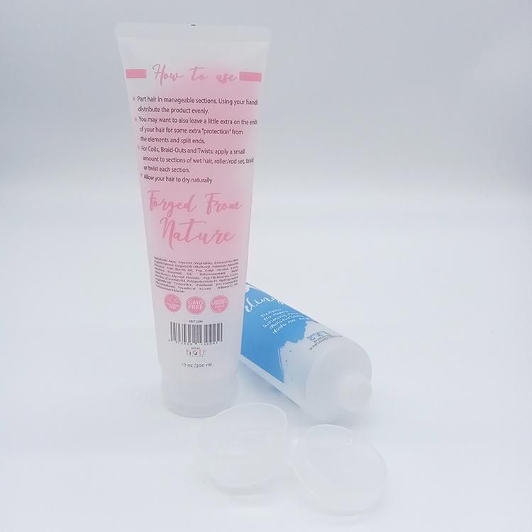 Empty Plastic Cosmetic Packaging Hair Conditioner Shower Gel Shampoo Tube