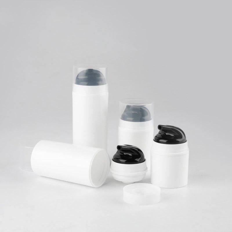 Customized Round Lotion Bottles for Skin Care Products Airless Pump Bottle