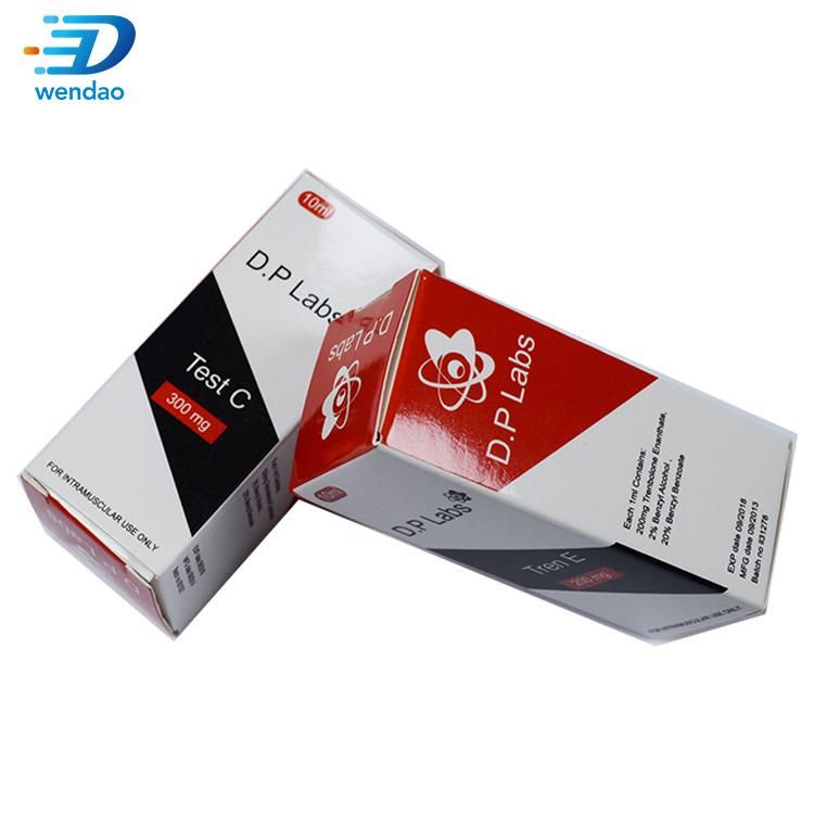 China Factory Vial Opener High Quality 10ml Vial Steroids 10ml Vial Box with Logo Printing