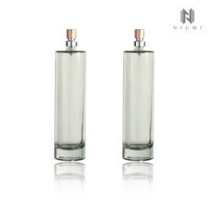 100ml Thick Bottom Glass Perfume Bottle Flat Shouder Tall Glass Fine Mist Perfume Bottle High End Perfume Packaging