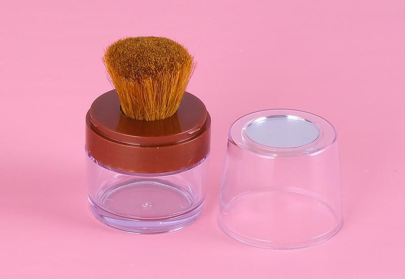 Hot High Quality 20g Face Finishing Loose Powder Foundation Case with brush