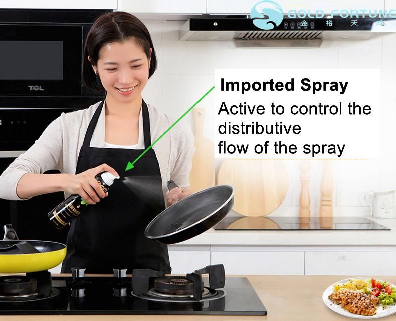 Empty Aluminum Aerosol Can for Cooking Oil Spray Packaging