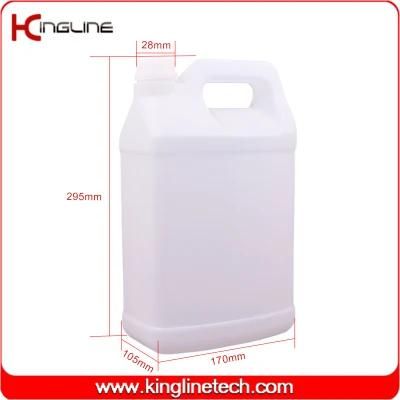 1 gallon plastic bucket square barrel plastic jerry can for disinfectant (KL-2001)