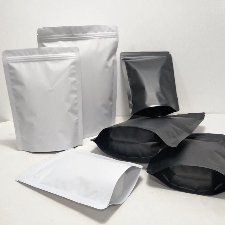 Kraft / Plastic Mylar Zip Lock Bags for 250g Coffee Cookie