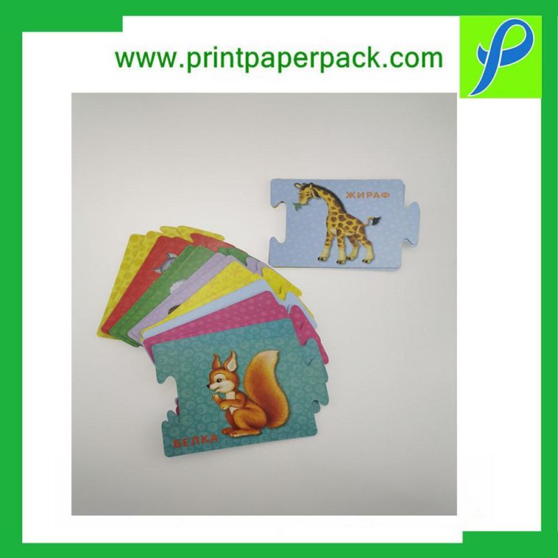 Custom Promotion Advertising Children Puzzle Card Printing Playing Card