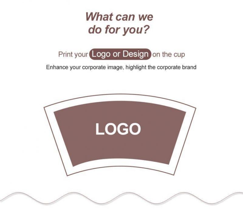 Custom Logo Professional Film Disposable Paper Cup Beverage Cup