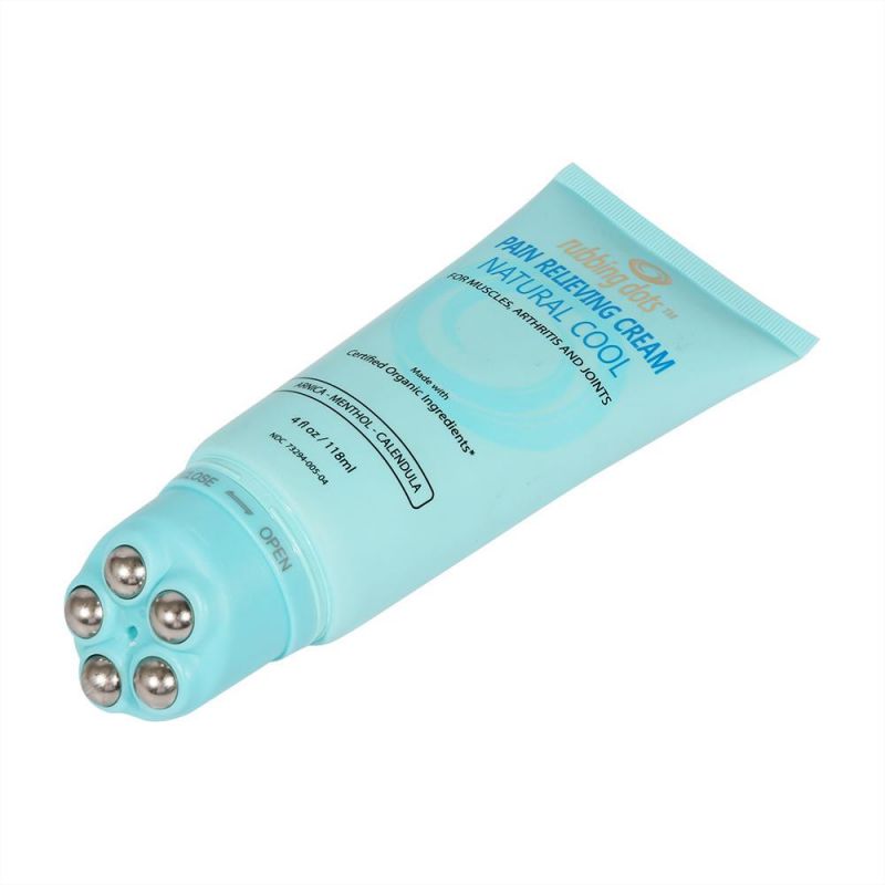 Slimming Massage Function 150ml Cream Soft Massage Tube with Stainless Steel Roller Ball for Body Massage Packaging Tube