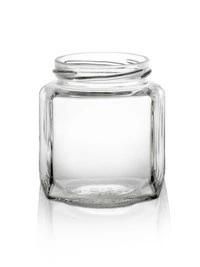 270ml Flint Oval Hex Jar for Jam 63tw Finish