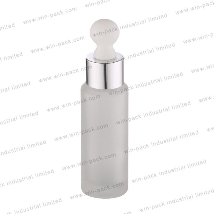 15ml 20ml 30ml 50ml Eco Friendly Mould Glass Dropper Clear Frosted Glass Serum Mould Frosted Glass Bottle with Dropper Bottles Eliquid Container for Skincare