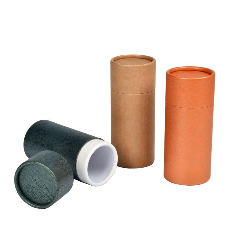 Cylindrical Cardboard Paper Tube Cans Tea Chocolate Cake Potato Chips Packaging